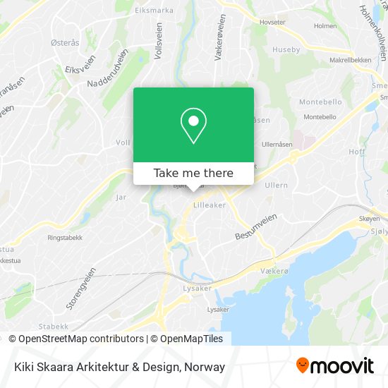 Kiki Skaara Arkitektur & Design map