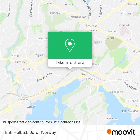 Erik Holbæk Jørol map
