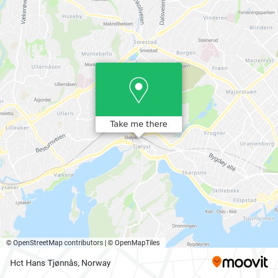 Hct Hans Tjønnås map