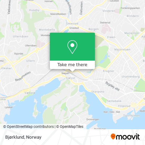 Bjørklund map