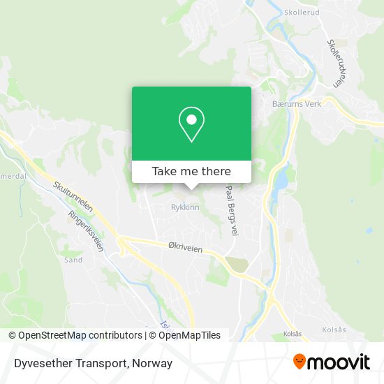 Dyvesether Transport map