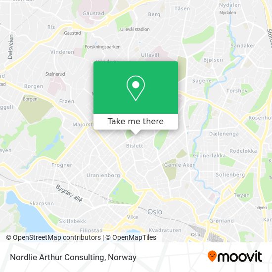 Nordlie Arthur Consulting map