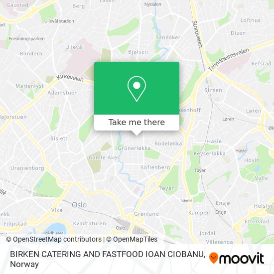 BIRKEN CATERING AND FASTFOOD IOAN CIOBANU map