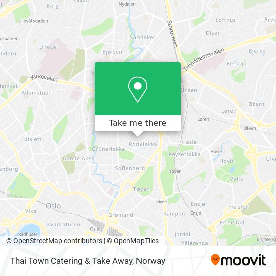 Thai Town Catering & Take Away map