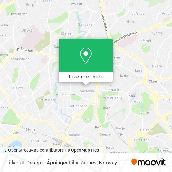 Lillyputt Design - Åpninger Lilly Raknes map