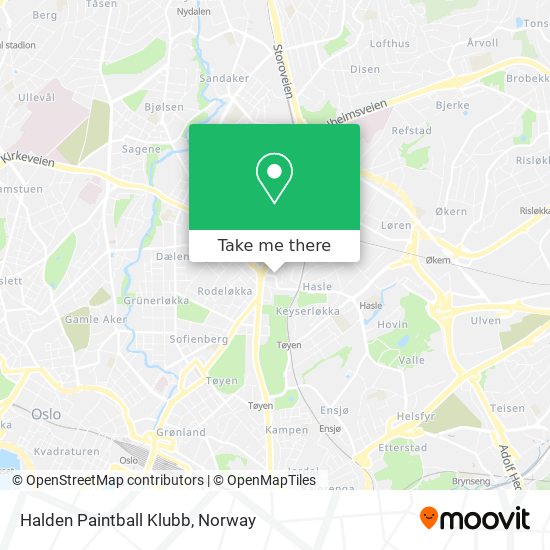 Halden Paintball Klubb map