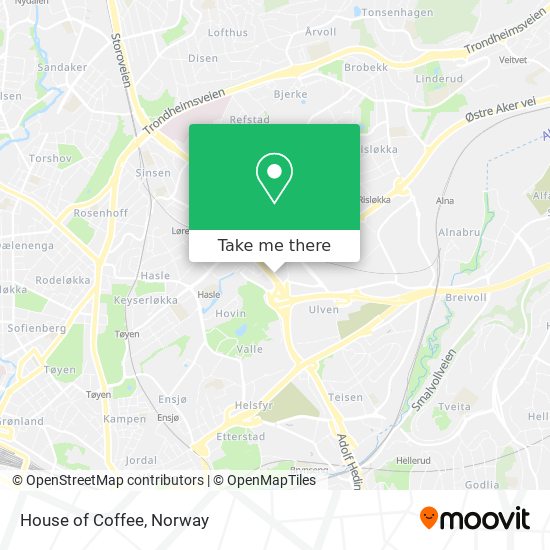 House of Coffee map