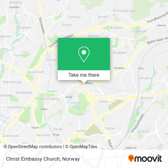 Christ Embassy Church map
