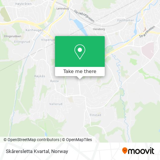 Skårersletta Kvartal map