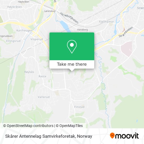 Skårer Antennelag Samvirkeforetak map