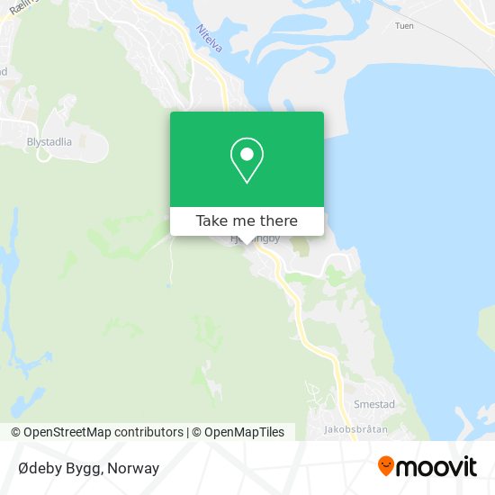 Ødeby Bygg map