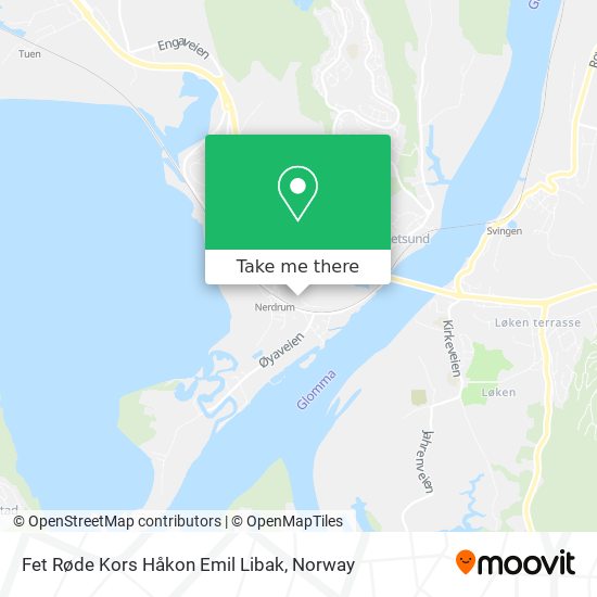Fet Røde Kors Håkon Emil Libak map