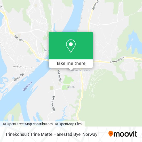 Trinekonsult Trine Mette Hanestad Bye map