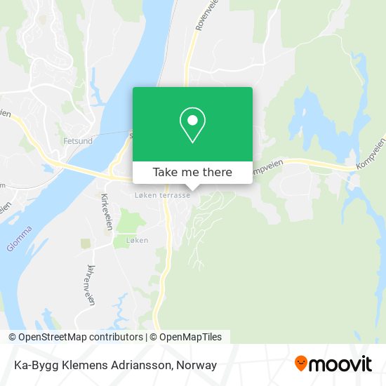 Ka-Bygg Klemens Adriansson map