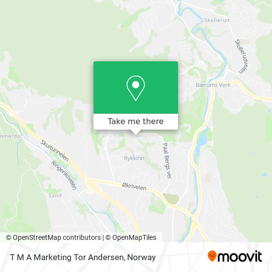 T M A Marketing Tor Andersen map