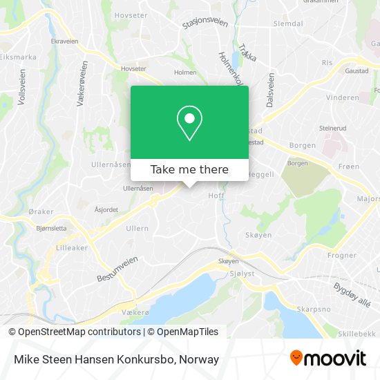 Mike Steen Hansen Konkursbo map