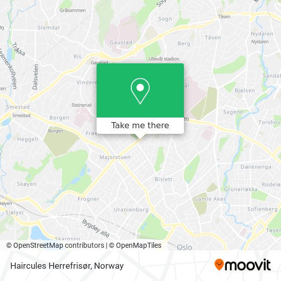 Haircules Herrefrisør map