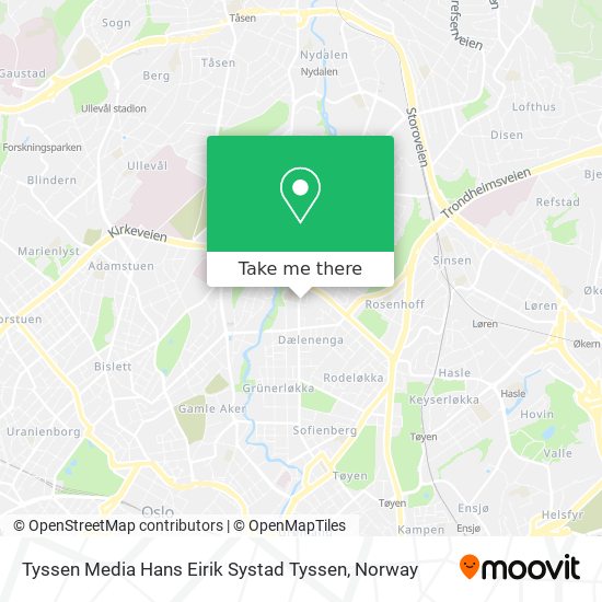 Tyssen Media Hans Eirik Systad Tyssen map