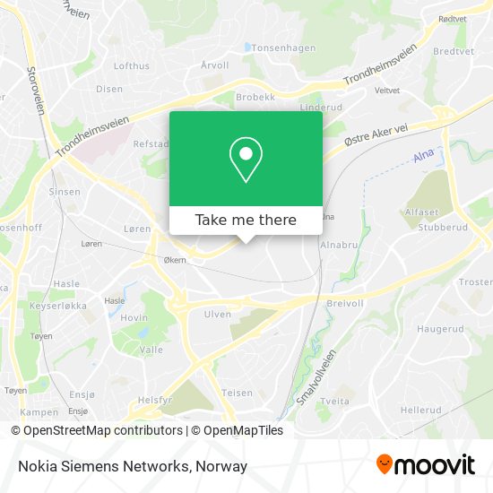 Nokia Siemens Networks map