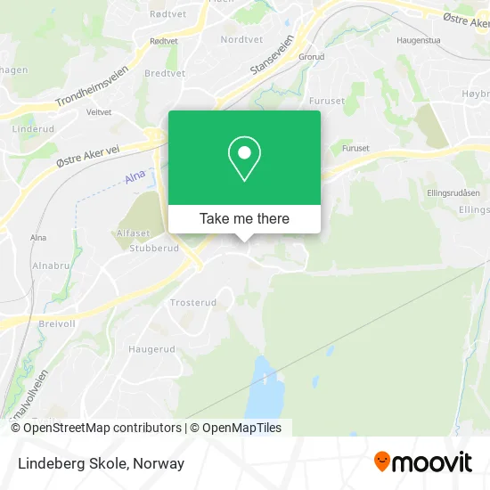 Lindeberg Skole map