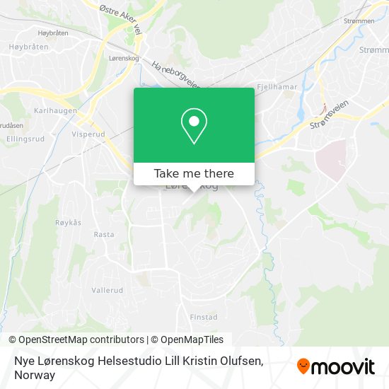 Nye Lørenskog Helsestudio Lill Kristin Olufsen map