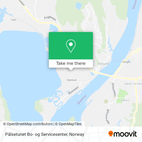 Pålsetunet Bo- og Servicesenter map