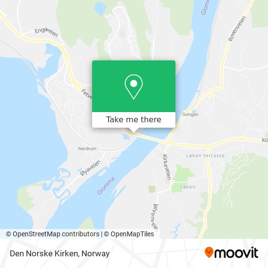 Den Norske Kirken map