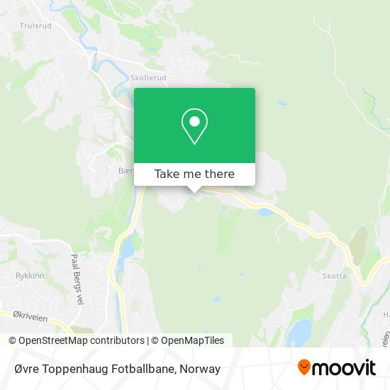 Øvre Toppenhaug Fotballbane map