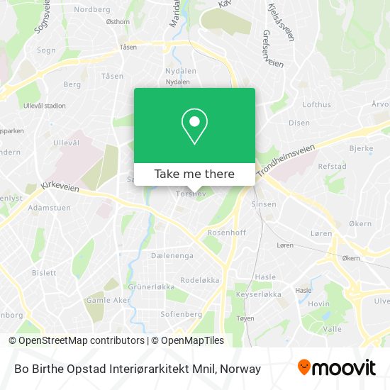 Bo Birthe Opstad Interiørarkitekt Mnil map