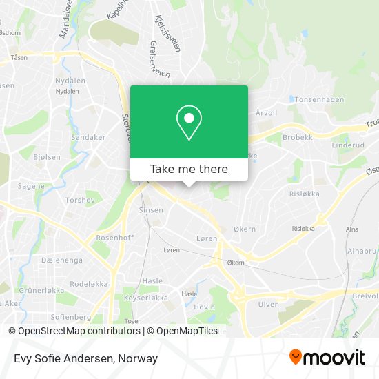 Evy Sofie Andersen map