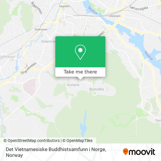 Det Vietnamesiske Buddhistsamfunn i Norge map