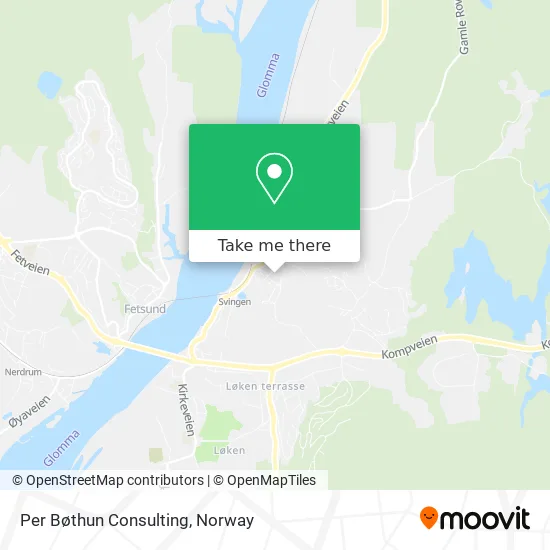 Per Bøthun Consulting map