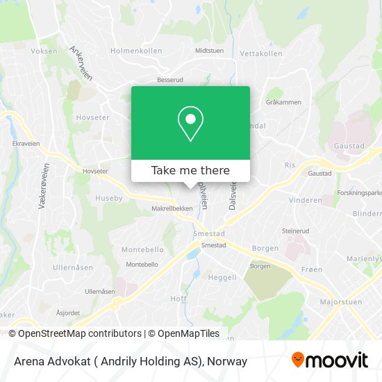 Arena Advokat ( Andrily Holding AS) map