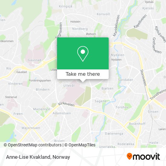 Anne-Lise Kvakland map