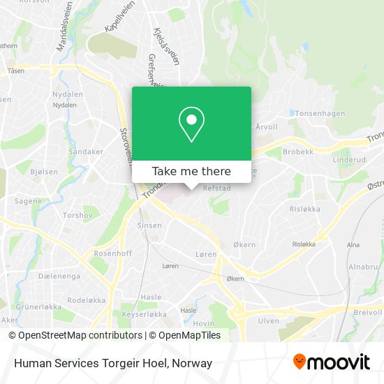 Human Services Torgeir Hoel map