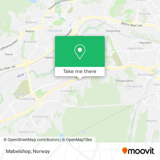 Møbelshop map