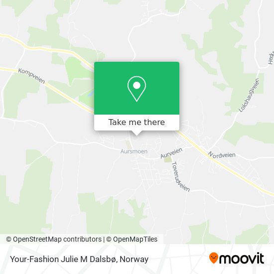 Your-Fashion Julie M Dalsbø map