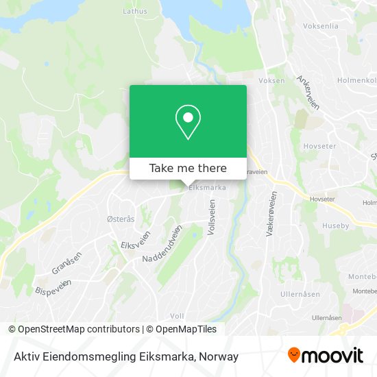 Aktiv Eiendomsmegling Eiksmarka map