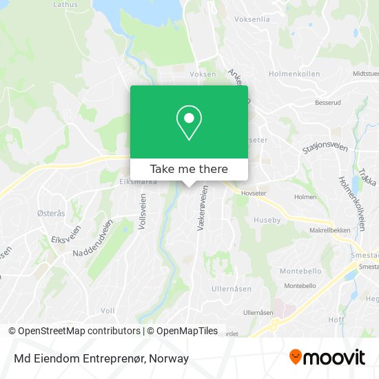 Md Eiendom Entreprenør map