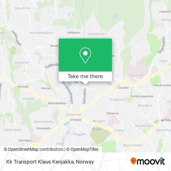 Kk Transport Klaus Kenjakka map
