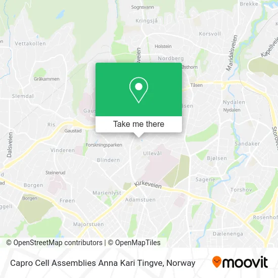 Capro Cell Assemblies Anna Kari Tingve map