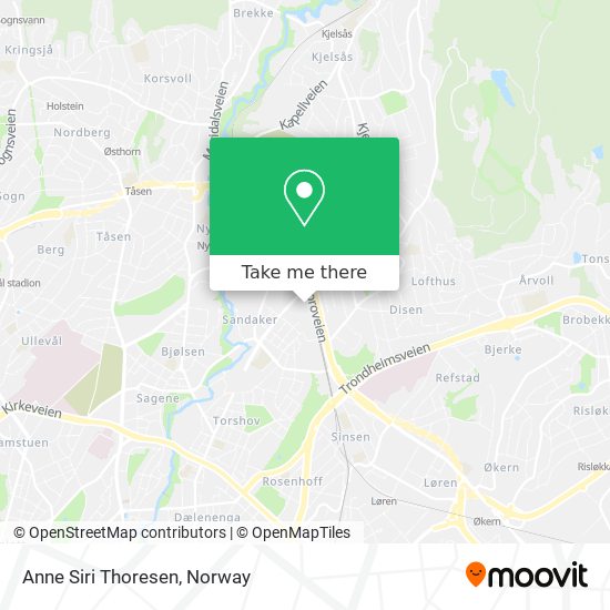 Anne Siri Thoresen map