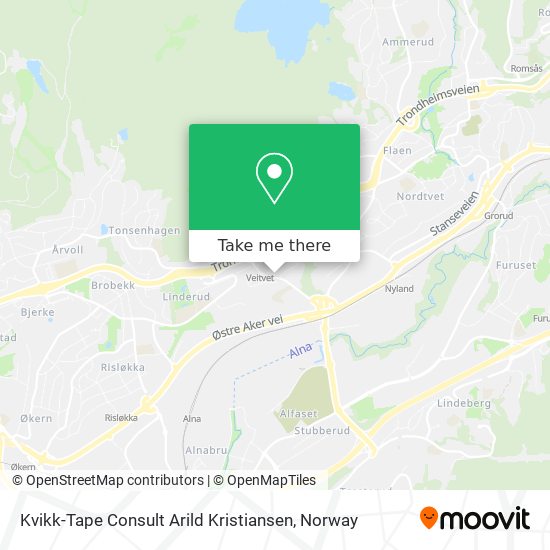 Kvikk-Tape Consult Arild Kristiansen map