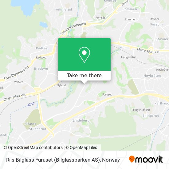 Riis Bilglass Furuset (Bilglassparken AS) map