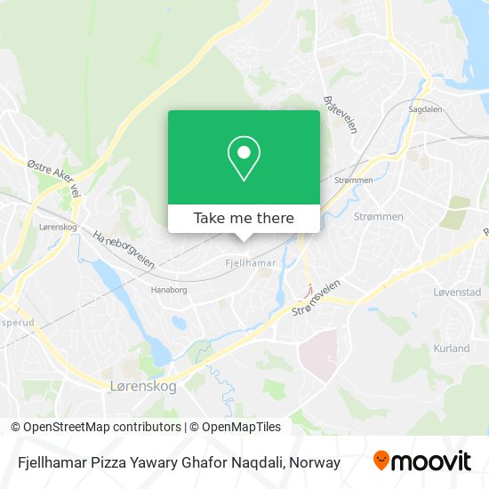 Fjellhamar Pizza Yawary Ghafor Naqdali map
