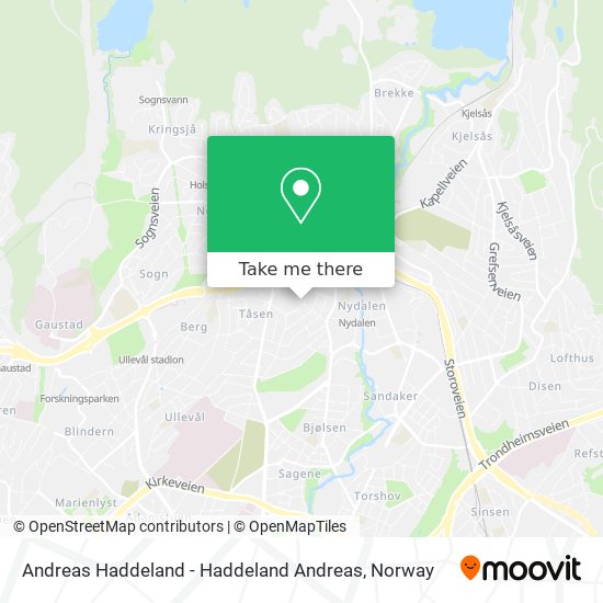 Andreas Haddeland - Haddeland Andreas map