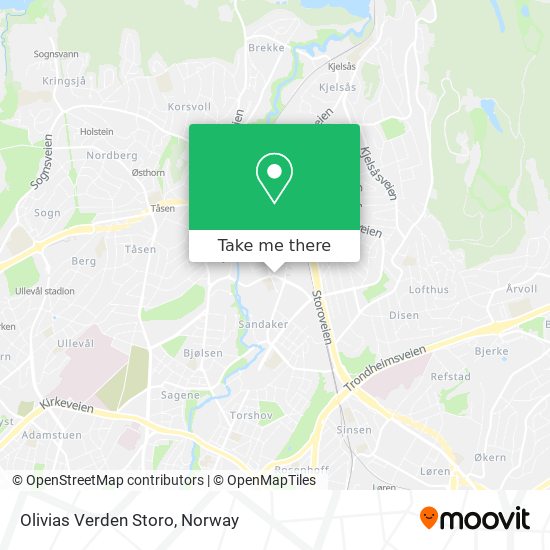 Olivias Verden Storo map