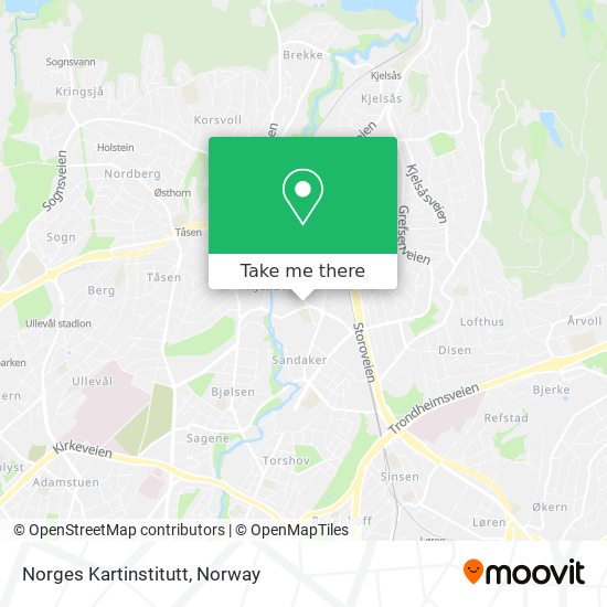 Norges Kartinstitutt map