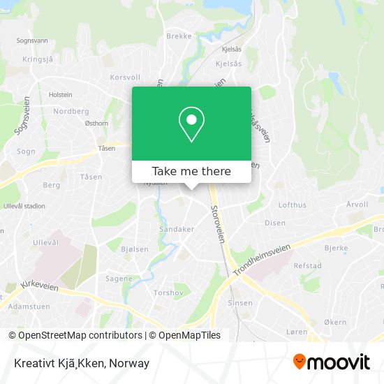 Kreativt Kjã¸Kken map