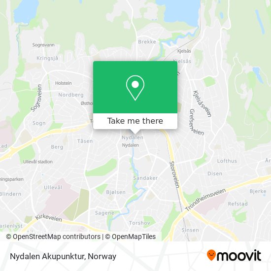 Nydalen Akupunktur map